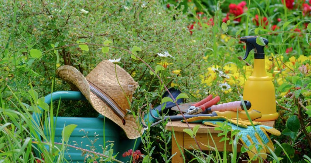 outils de jardinage